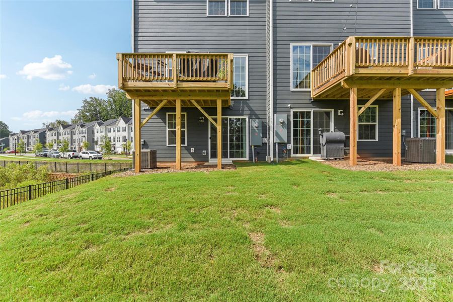 Front exterior of a new home in Villages at Beachmont, Charlotte, NC, highlighting curb appeal (Image 19).
