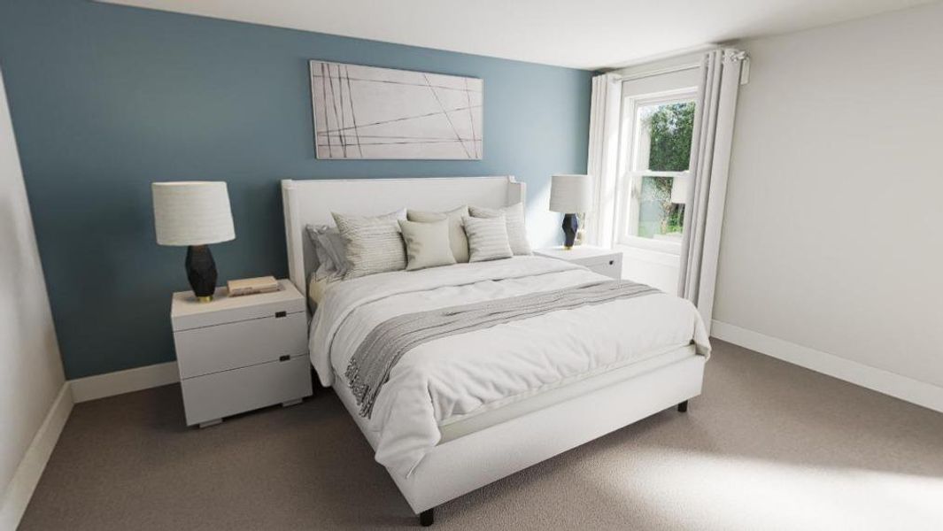 Furnished interior view inside a new home in McConnell Ridge, McLeansville (Image 5).