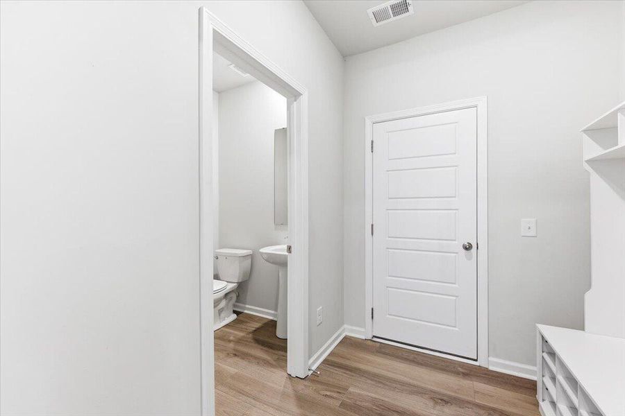 Spacious, unfurnished interior of a new home in Limehouse Village: Arbor Series, Summerville (Image 61).