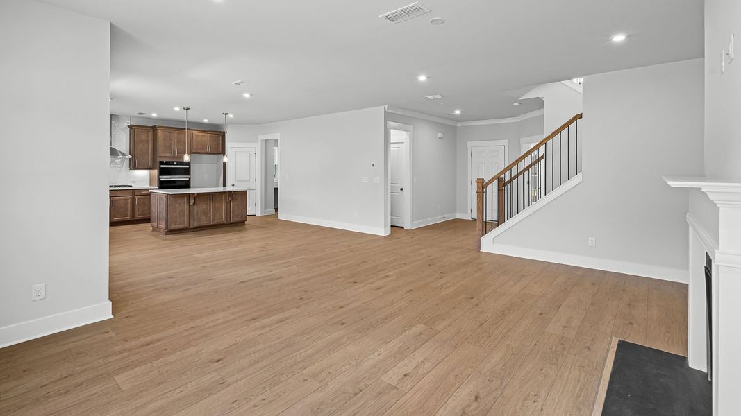 Spacious, unfurnished interior of a new home in Hunters Creek, Flowery Branch (Image 20). Spacious, unfurnished interior of a new home in Hunters Creek, Flowery Branch (Image 20).