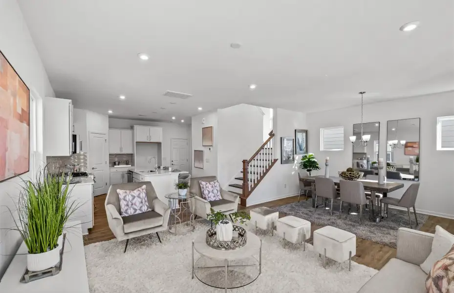 Furnished interior view inside a new home in Riverstone, Monroe (Image 6).