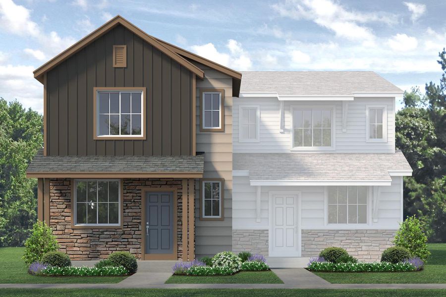 Exterior | Biscayne | Spring Valley | New Homes In Longmont, CO By Landsea Homes