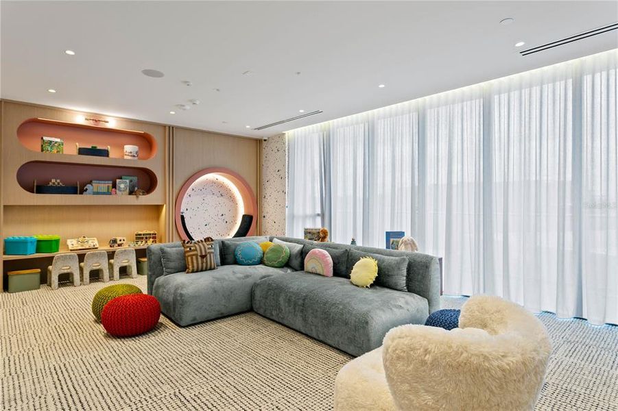 Furnished interior view inside a new home in , Tampa (Image 59).