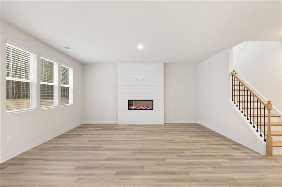Spacious, unfurnished interior of a new home in Reserve at Gum Springs, Jefferson (Image 14). Spacious, unfurnished interior of a new home in Reserve at Gum Springs, Jefferson (Image 14).