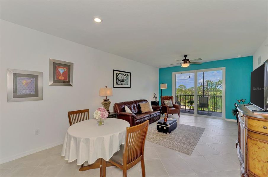 Furnished interior view inside a new home in Wellen Park Golf & Country Club, Venice (Image 35).