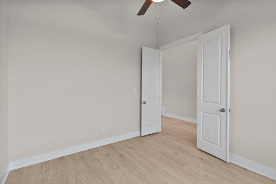 French doors in Study