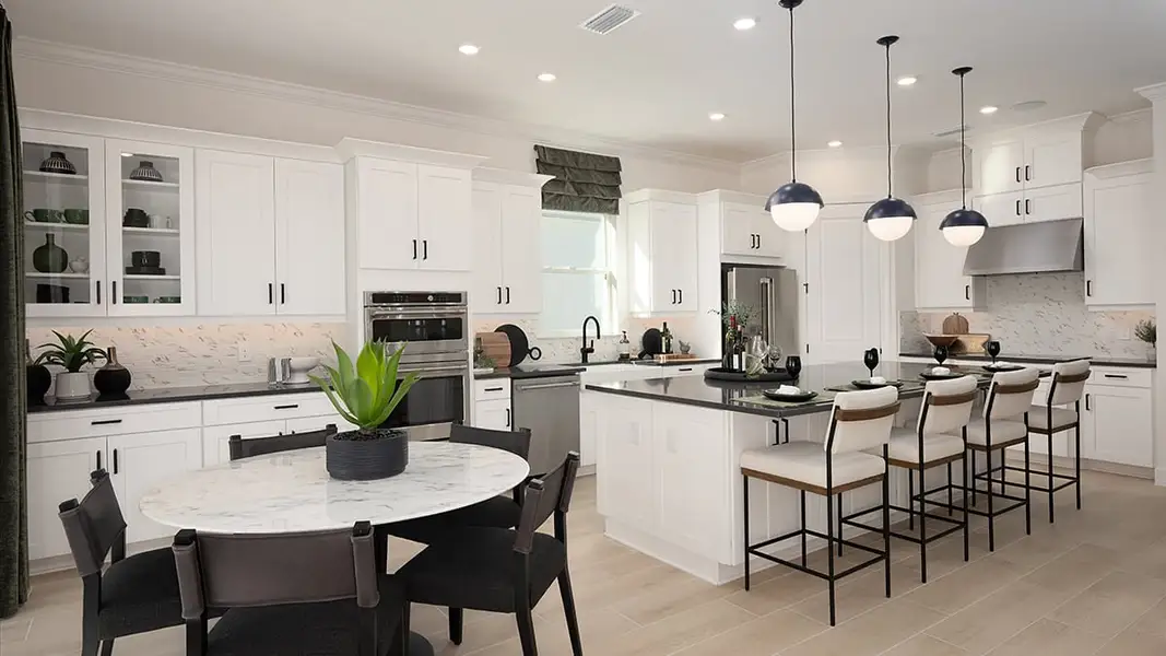 Representative furnished interior of a home built from the Pallazio II by Taylor Morrison in Westview Community Group Page, Kissimmee (Image 6).