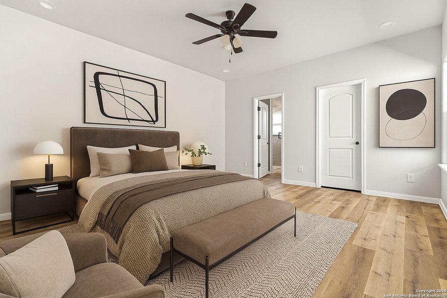 Furnished interior view inside a new home in , San Antonio (Image 3). Furnished interior view inside a new home in , San Antonio (Image 3).