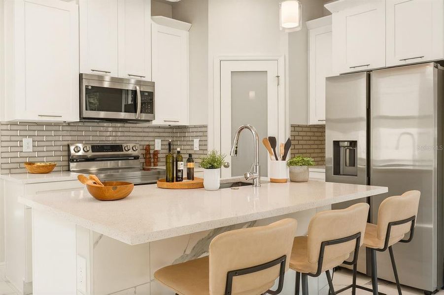 Furnished interior view inside a new home in , Kissimmee (Image 9).