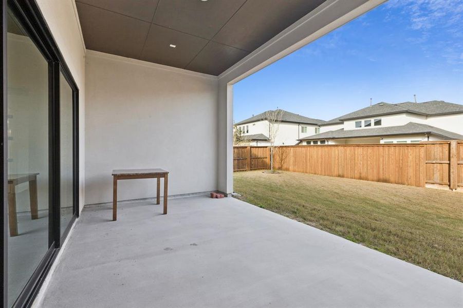 Exterior details and patio area of a home in , Copper Canyon (Image 4).