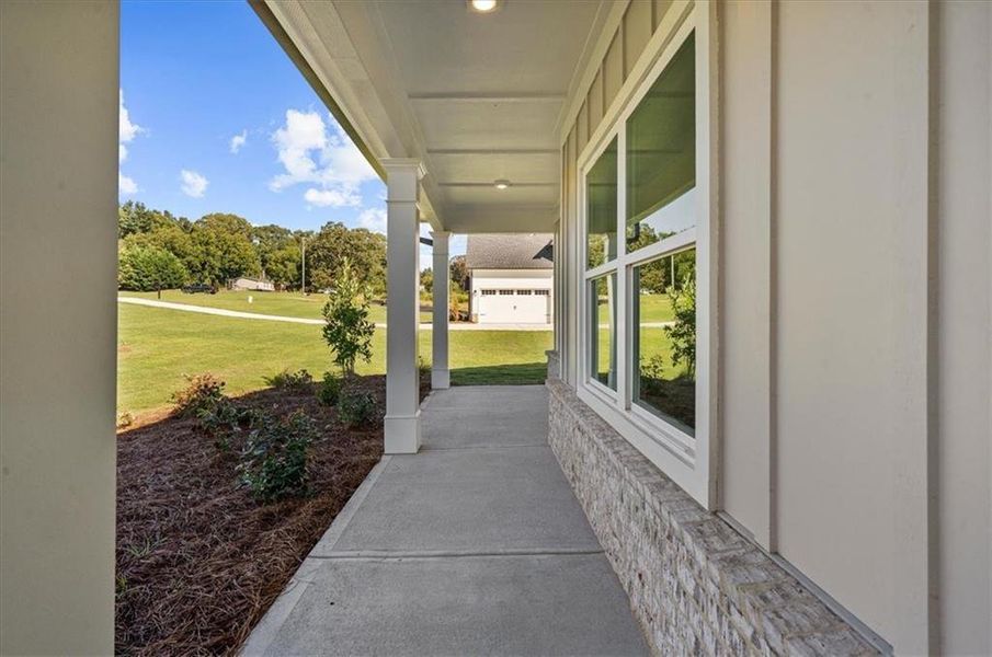 Exterior details and patio area of a home in , Cumming (Image 28).