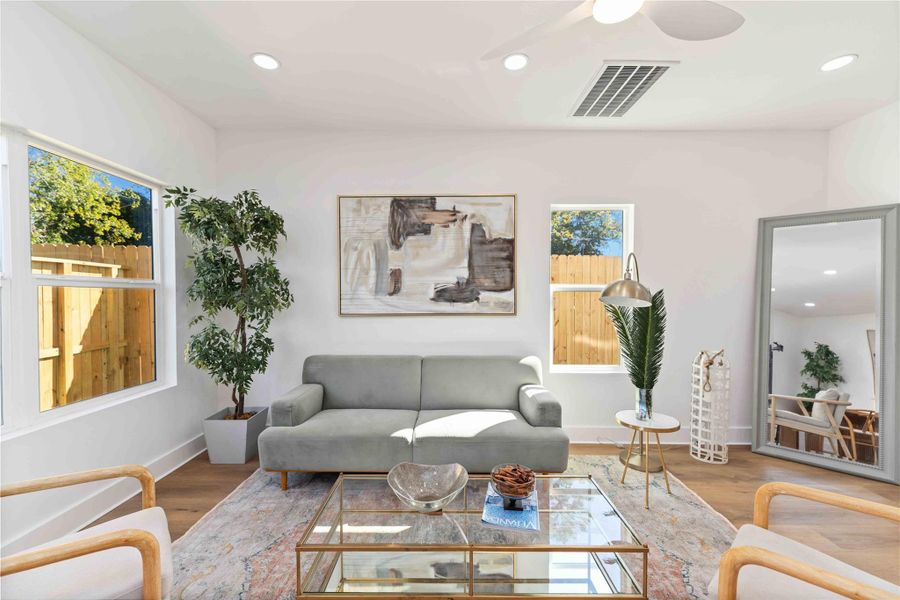 Furnished interior view inside a new home in , Houston (Image 7).