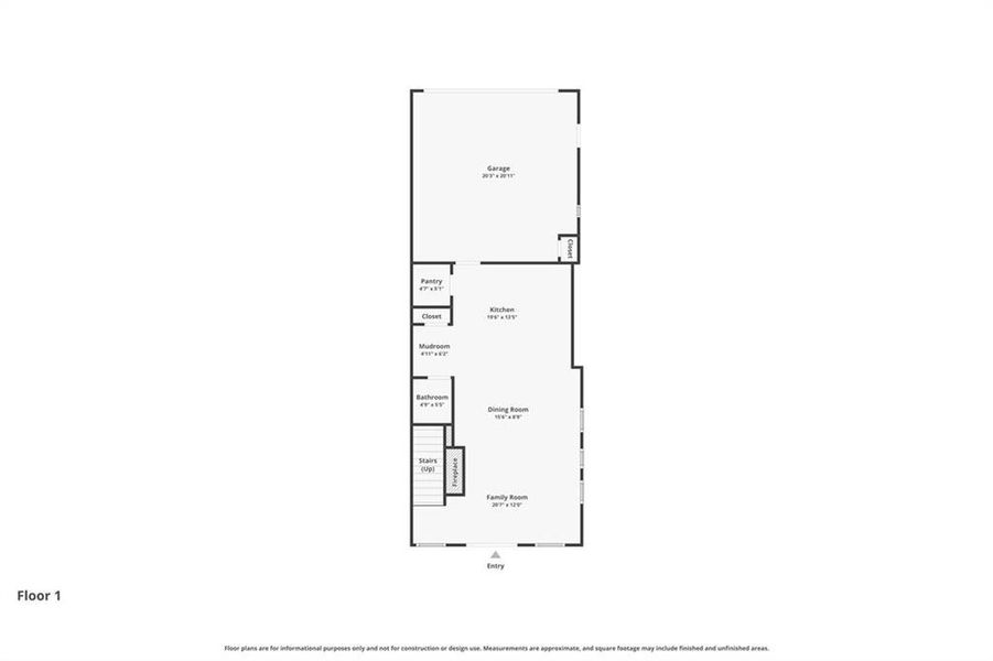 2D floor plan layout of this home in Trilith, Fayetteville, GA (Image 6).