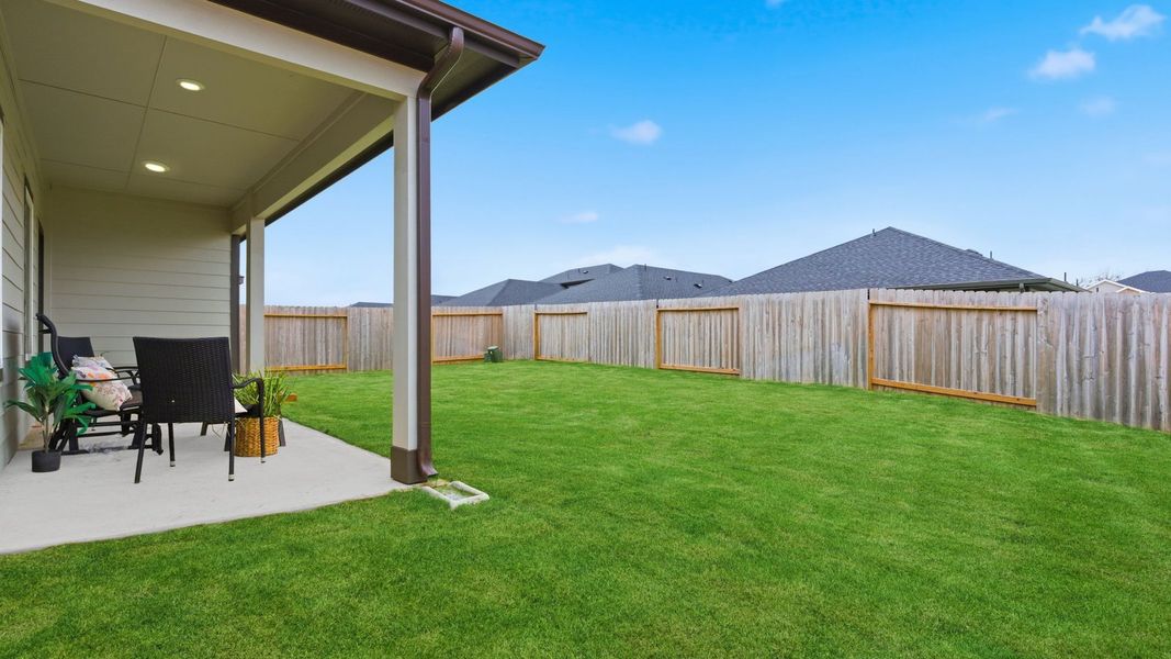 Exterior details and patio area of a home in Sorrento, Richmond (Image 3).
