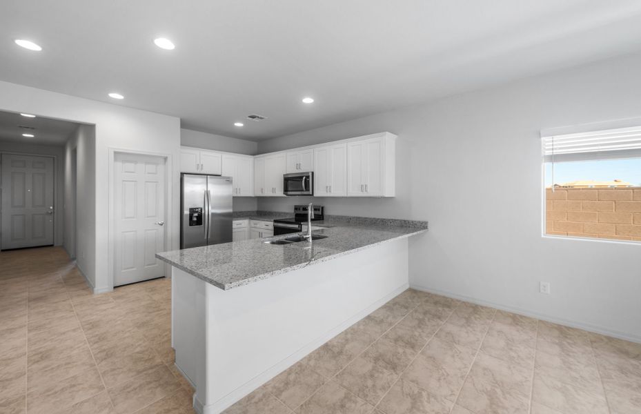 Furnished interior view inside a new home in Hayden Estates, Buckeye (Image 7).