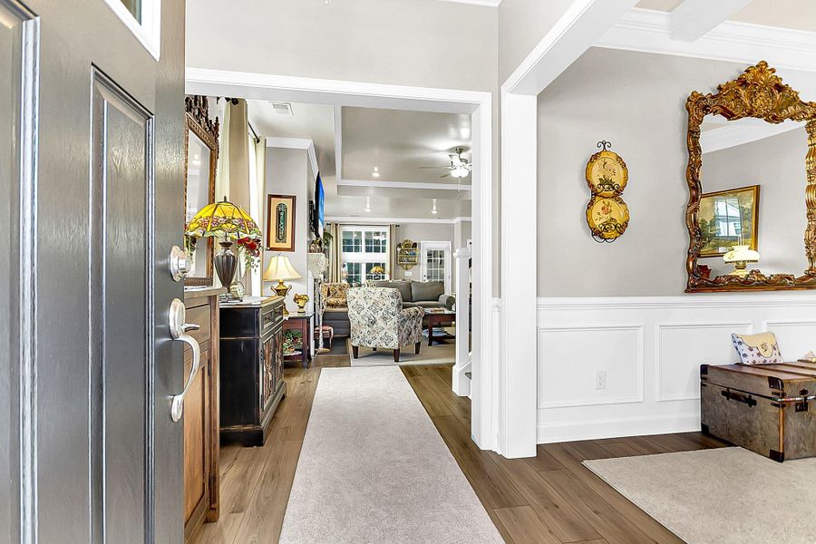 Furnished interior view inside a new home in Lochton, Summerville (Image 21).