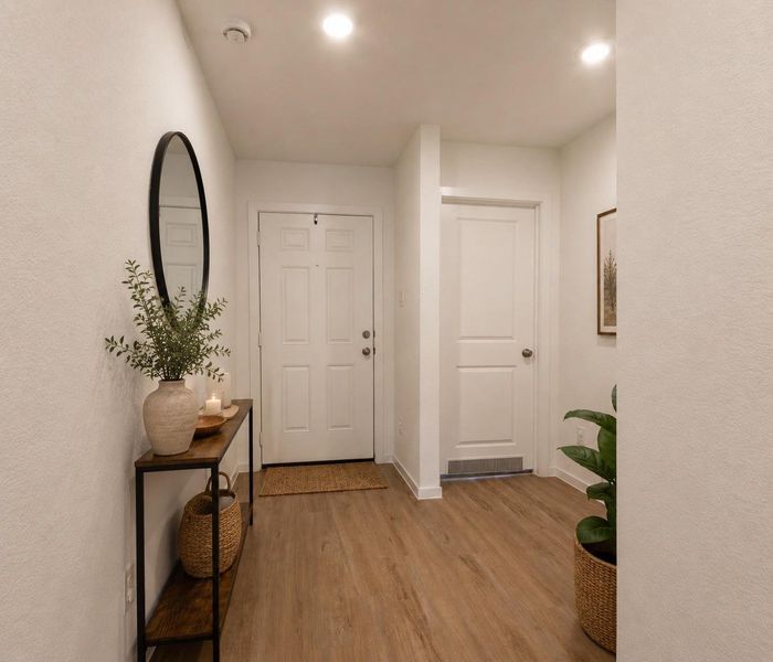 Furnished interior view inside a new home in Samara, League City (Image 5).