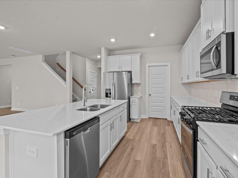 Furnished interior view inside a new home in Maxwell Commons, Easley (Image 5). Furnished interior view inside a new home in Maxwell Commons, Easley (Image 5).