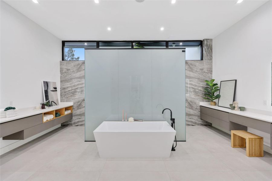 Furnished interior view inside a new home in , Parkland (Image 9).