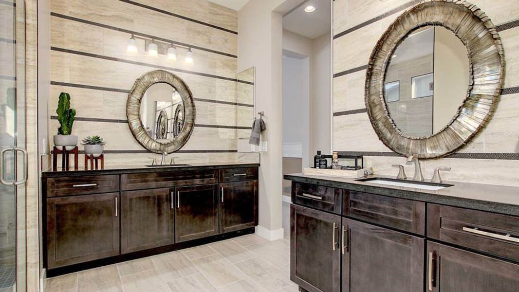 Representative furnished interior of a home built from the Shire by Taylor Morrison in Victory at Verrado Venture II Collection 55+, Buckeye (Image 28).