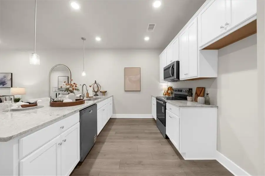 Furnished interior view inside a new home in , Dawsonville (Image 8).