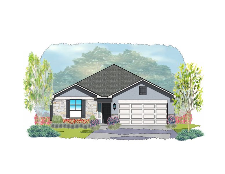 Representative exterior photo of a completed home built from the Kingsland by Steve Klein Custom Builder in TerraVista, Victoria, TX (Image 6). Representative exterior photo of a completed home built from the Kingsland by Steve Klein Custom Builder in TerraVista, Victoria, TX (Image 6).