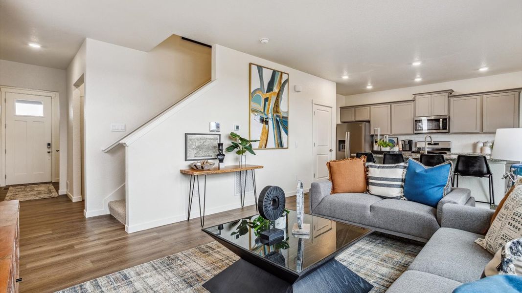 Furnished interior view inside a new home in The Ridge at Lorson Ranch, Colorado Springs (Image 5).