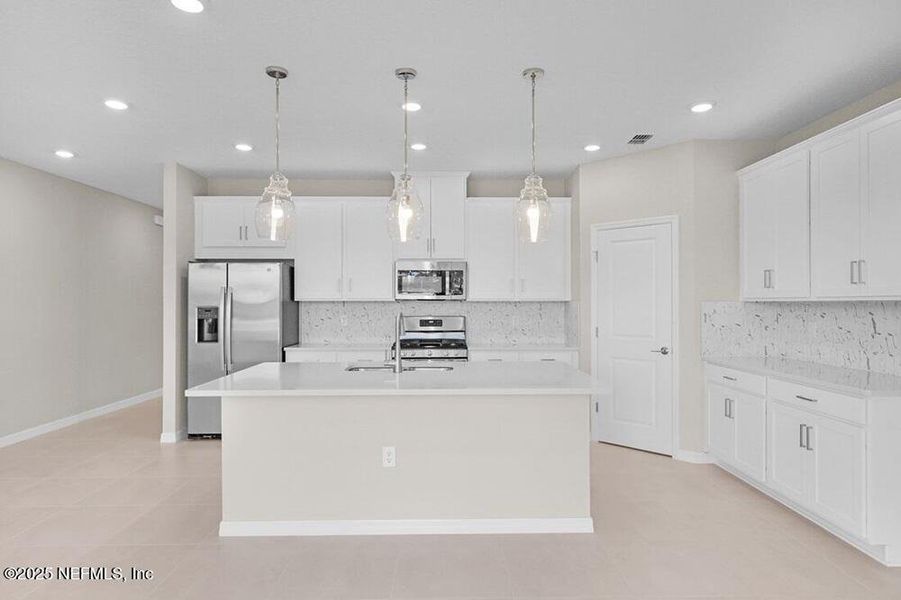 Furnished interior view inside a new home in Cherry Elm at SilverLeaf, St. Augustine (Image 5). Furnished interior view inside a new home in Cherry Elm at SilverLeaf, St. Augustine (Image 5).