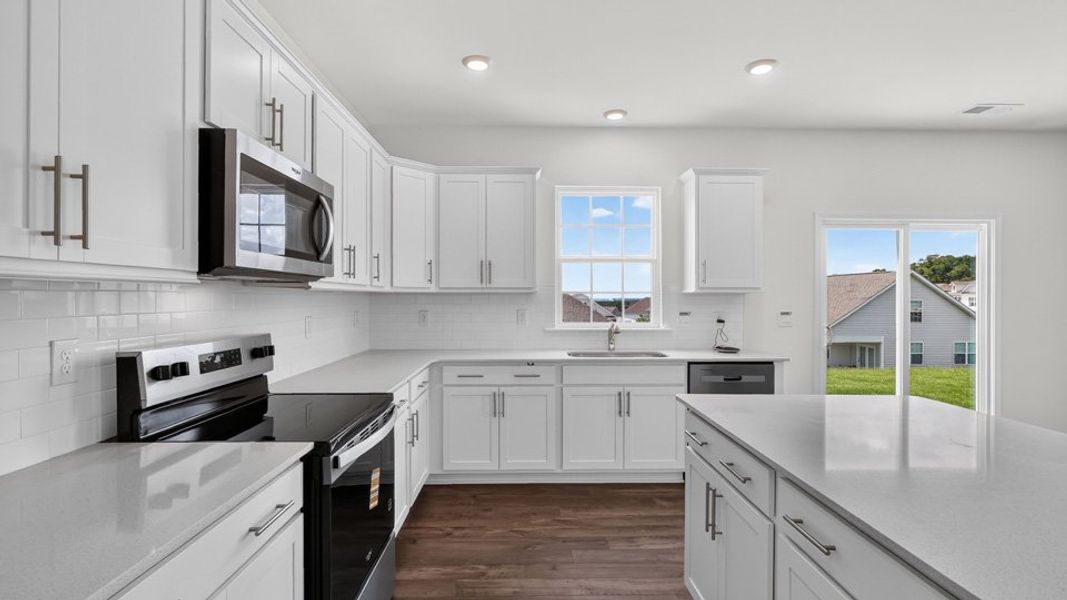 Furnished interior view inside a new home in The Reserve at Prestleigh, Wake Forest (Image 7).