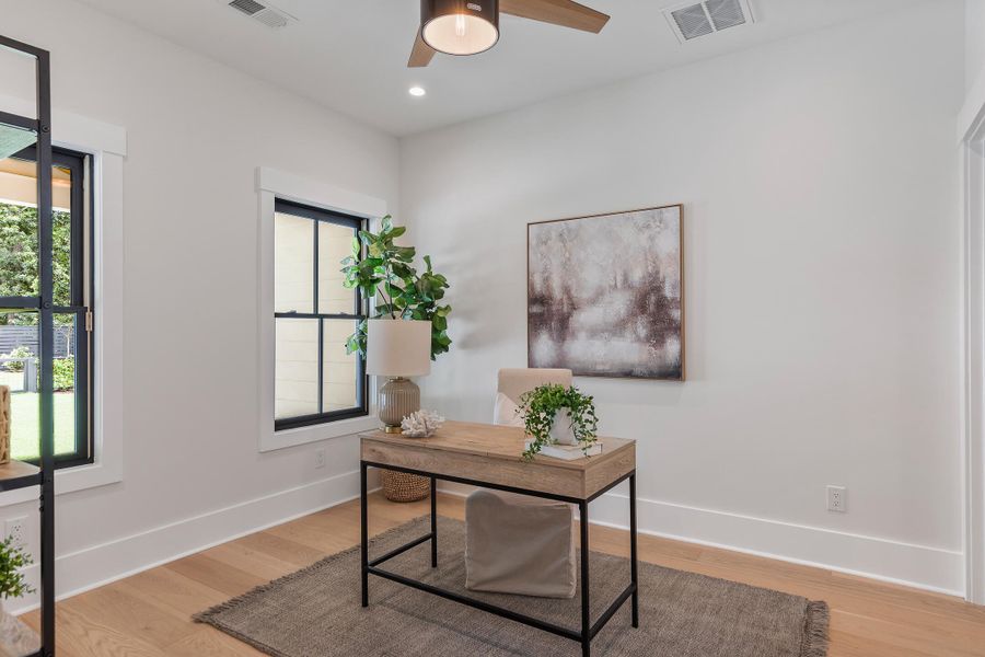 Furnished interior view inside a new home in , Charleston (Image 14).
