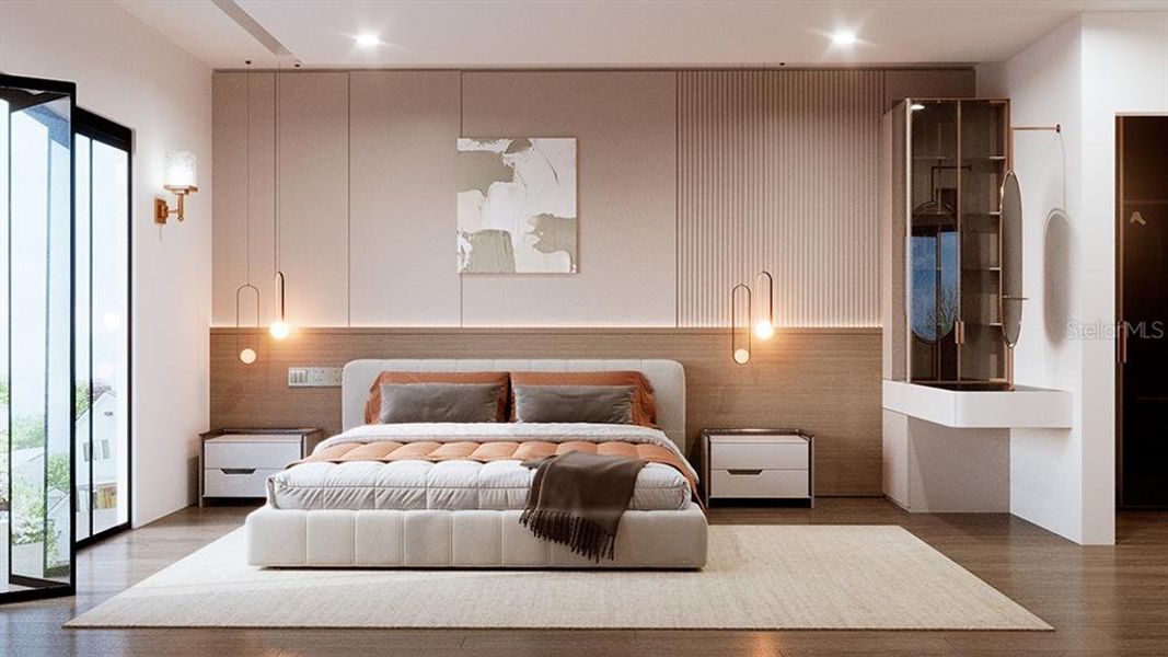 Furnished interior view inside a new home in , Ocala (Image 8).