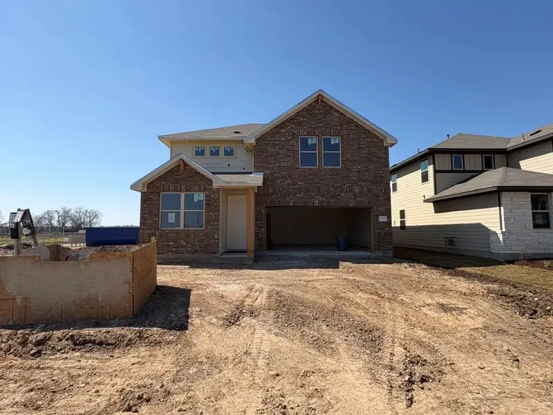 In-progress construction of a new home in Rolling Glen, Hutto, TX (Image 3).