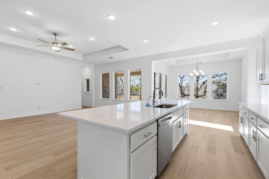 Open concept floorplan