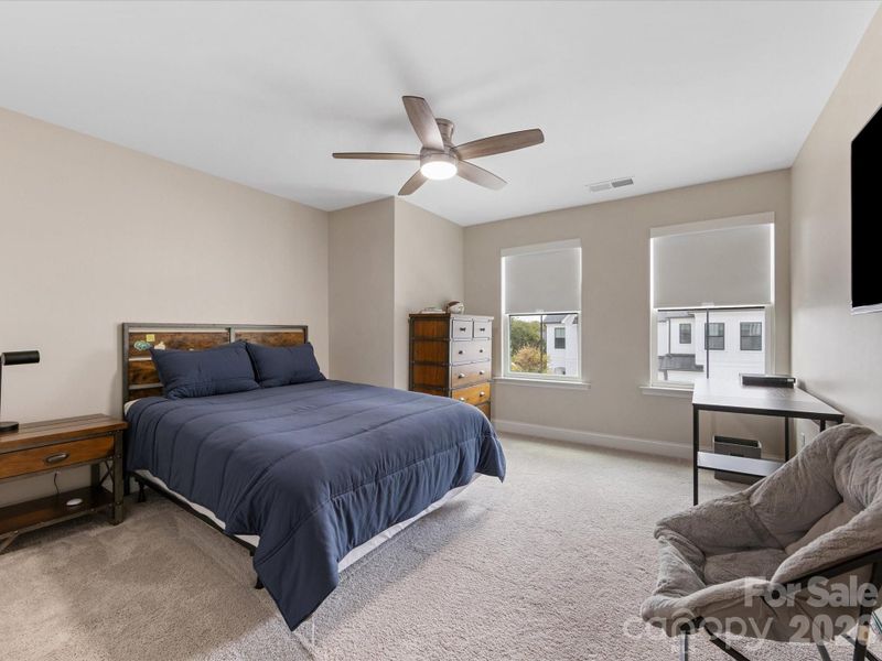 Furnished interior view inside a new home in Towns at Rea Colony, Charlotte (Image 27).