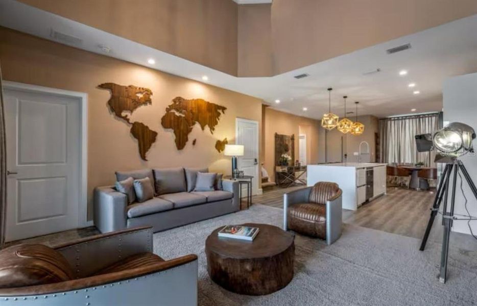 Furnished interior view inside a new home in , Kissimmee (Image 5).