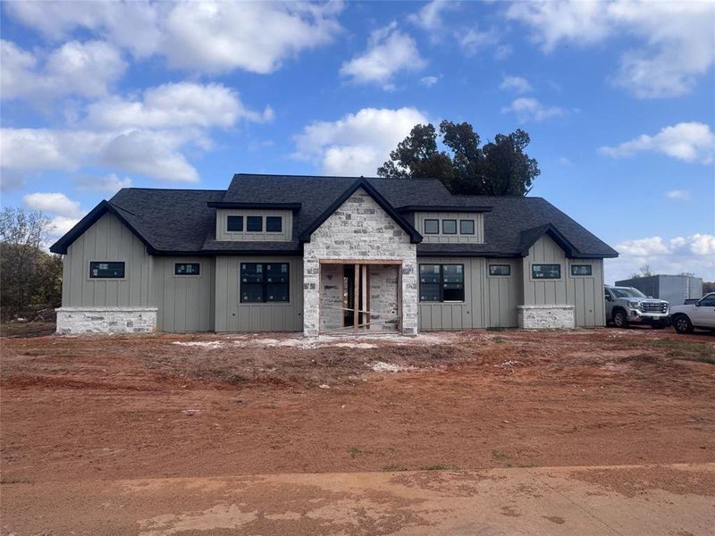 In-progress construction of a new home in , Tyler, TX (Image 2).