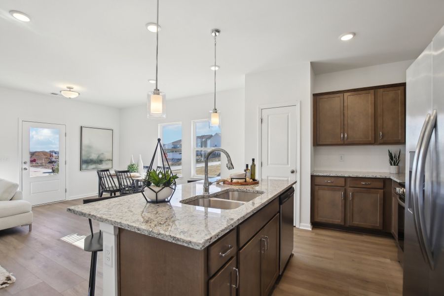 Furnished interior view inside a new home in Wilson Meadows, Clarksville (Image 22).