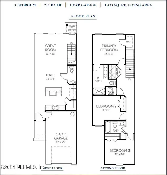 2D floor plan layout of this home in , Middleburg, FL (Image 5).