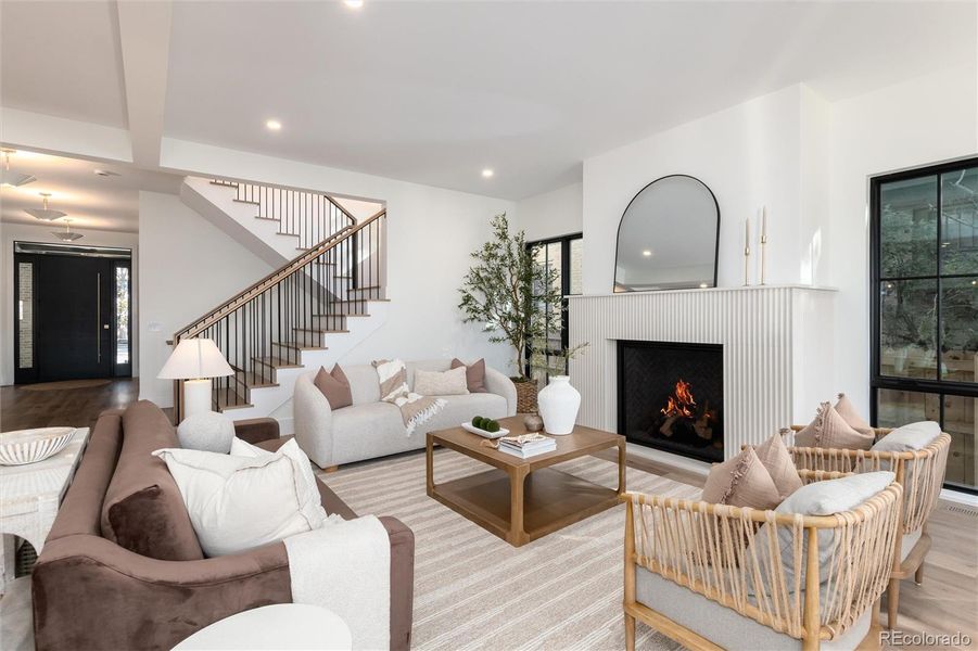 Furnished interior view inside a new home in , Denver (Image 5). Furnished interior view inside a new home in , Denver (Image 5).