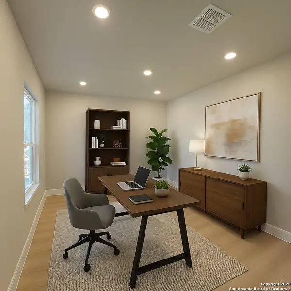 Furnished interior view inside a new home in , Spring Branch (Image 9).