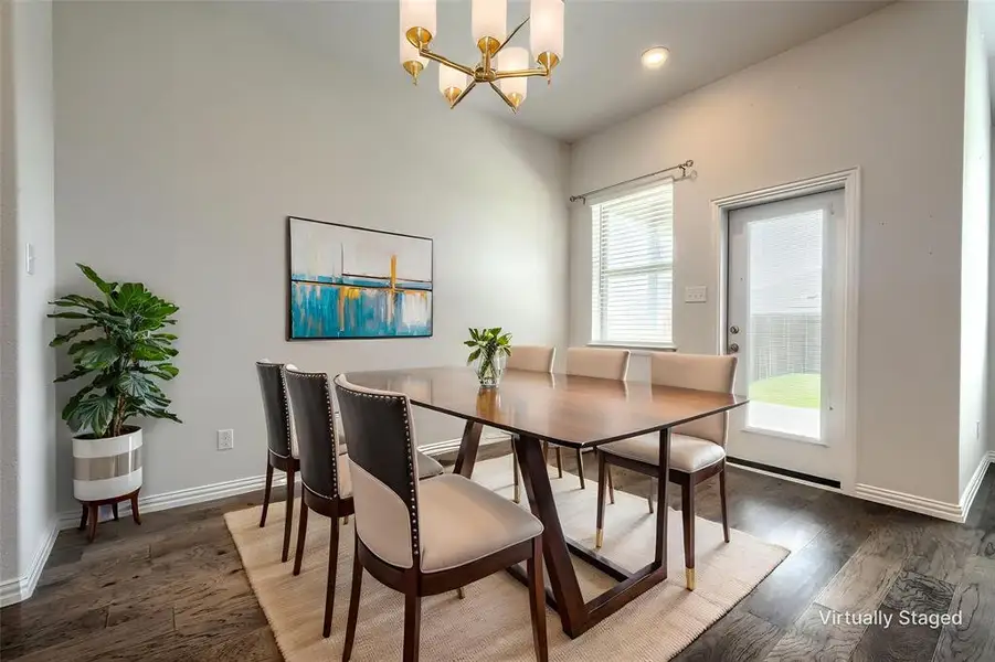 Furnished interior view inside a new home in , Crandall (Image 12).