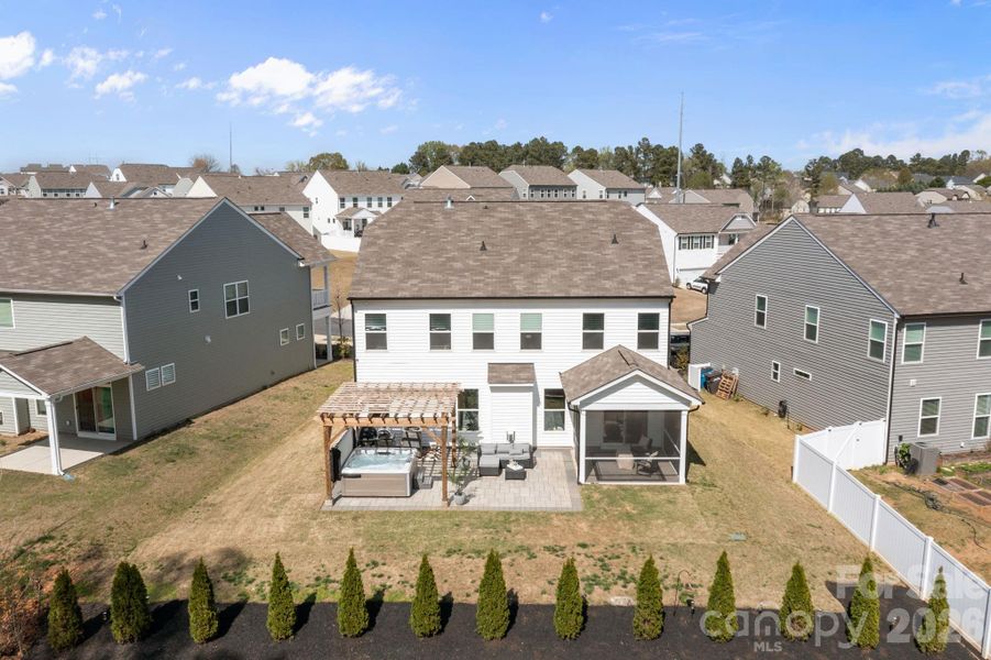 Exterior details and patio area of a home in Dogwood Grove, Statesville (Image 28).