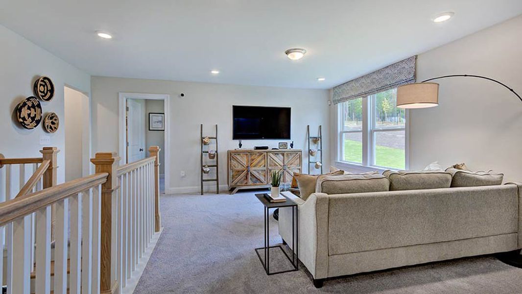 Representative furnished interior of a home built from the Sheridan by Taylor Morrison in Silverstone Traditional, Knightdale (Image 13).