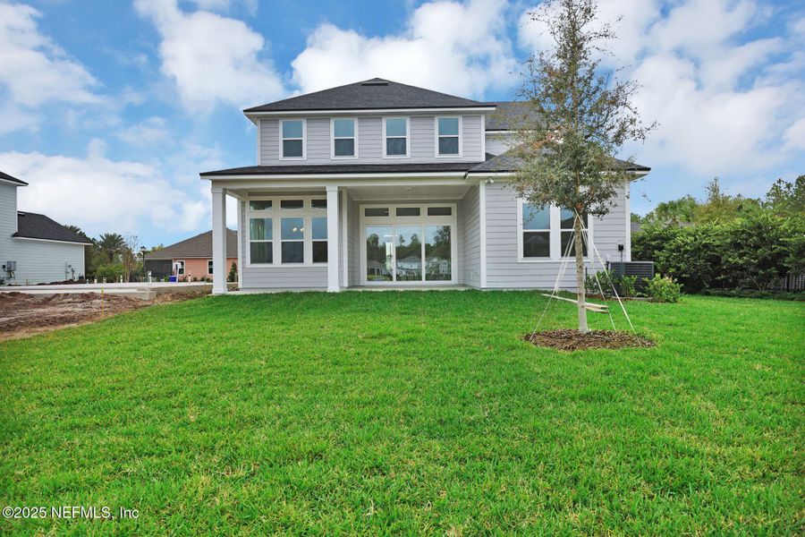Exterior details and patio area of a home in Reflections at Nocatee, Ponte Vedra (Image 25).