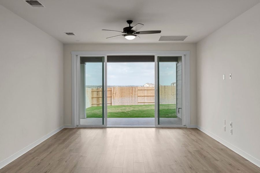 Spacious, unfurnished interior of a new home in Terrace Collection at Lariat, Liberty Hill (Image 34).