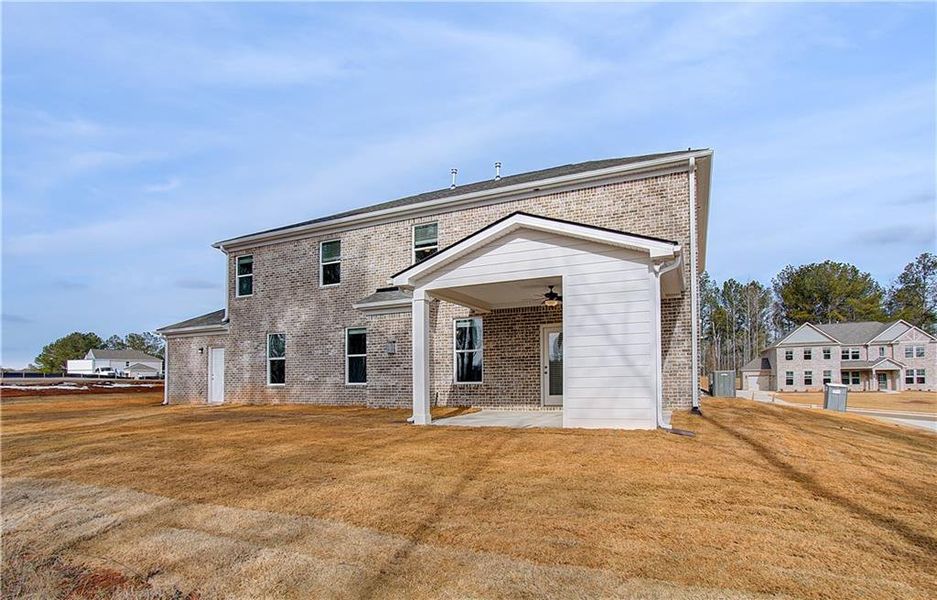 Exterior details and patio area of a home in Trinity Park, McDonough (Image 18).