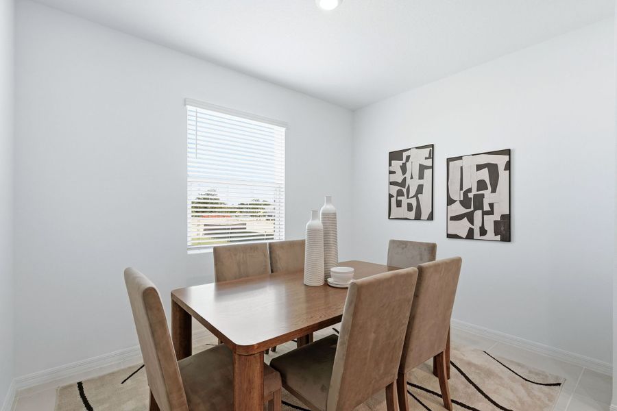 Furnished interior view inside a new home in Trinity Gardens, Deland (Image 6).