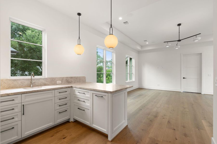 Furnished interior view inside a new home in , Houston (Image 29).