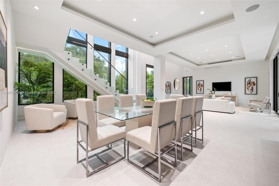 Furnished interior view inside a new home in , Miami (Image 6). Furnished interior view inside a new home in , Miami (Image 6).