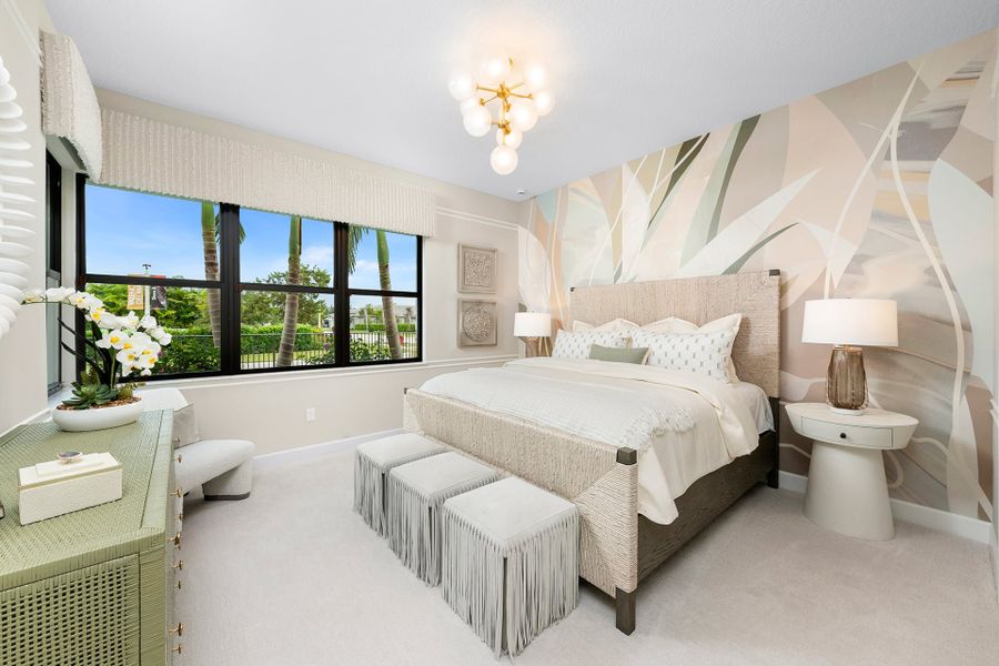 Representative furnished interior of a home built from the Julia by GL Homes in Valencia Del Mar (55+), Boynton Beach (Image 10).